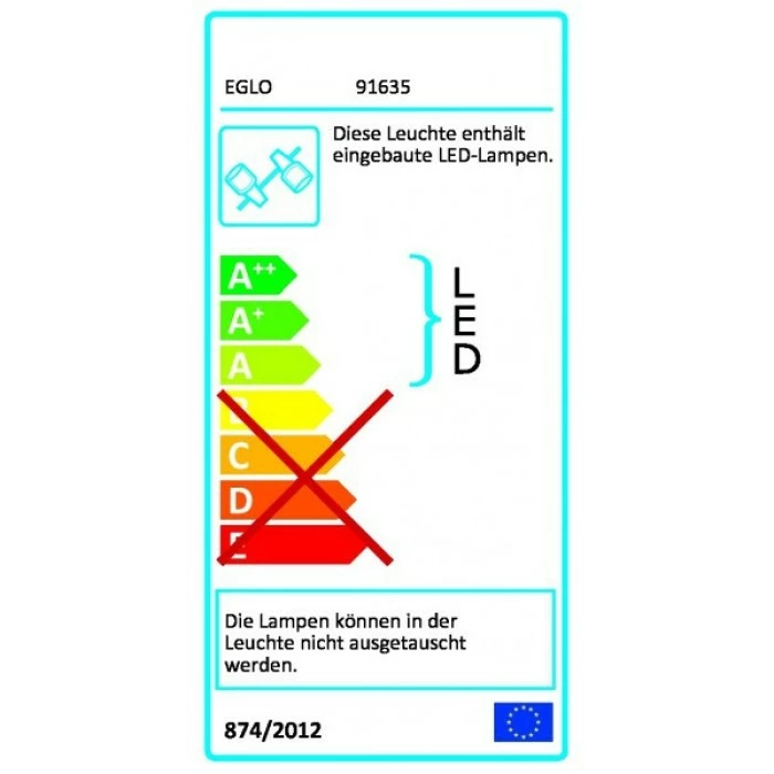 Eglo Leuchten Eglo TINNARI Lichtschiene LED Chrom, 4-flammig – Bild 8