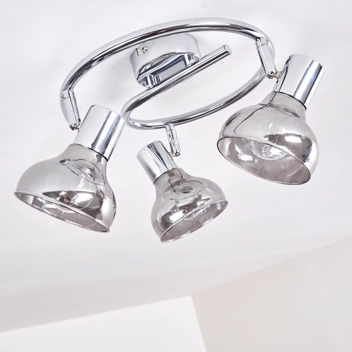 Hofstein Esberg Deckenleuchte Chrom, 3-flammig – Bild 11