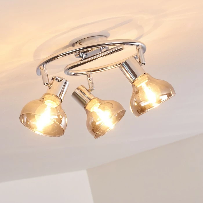 Hofstein Esberg Deckenleuchte Chrom, 3-flammig – Bild 13