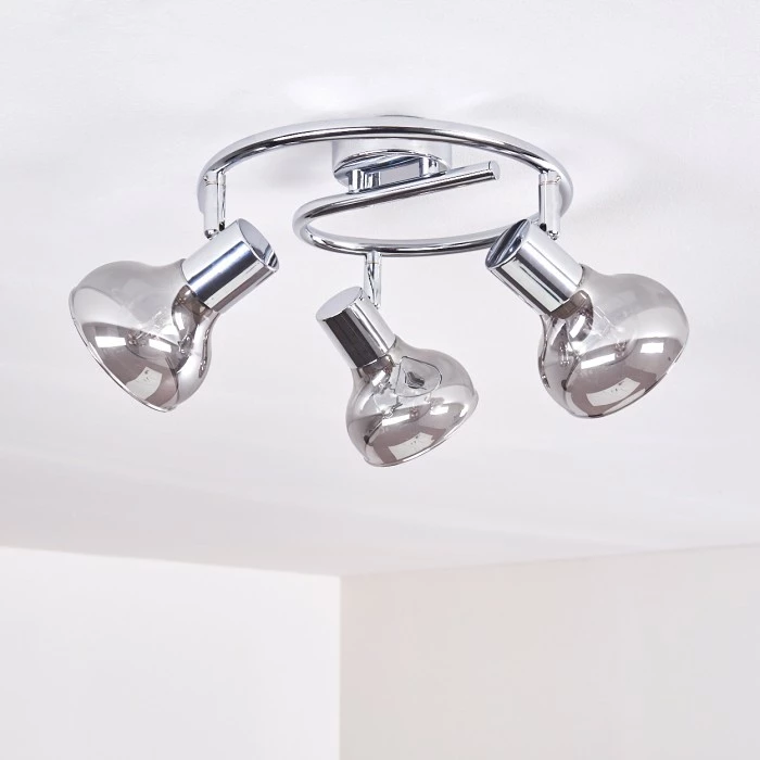 Hofstein Esberg Deckenleuchte Chrom, 3-flammig – Bild 16