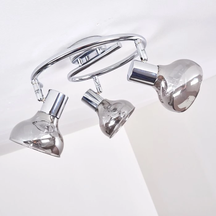 Hofstein Esberg Deckenleuchte Chrom, 3-flammig – Bild 17