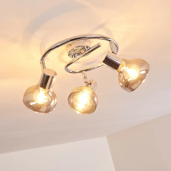 Hofstein Esberg Deckenleuchte Chrom, 3-flammig – Bild 18