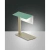 Fabas Luce Washington Tischleuchte LED Grün, Gold, 1-flammig