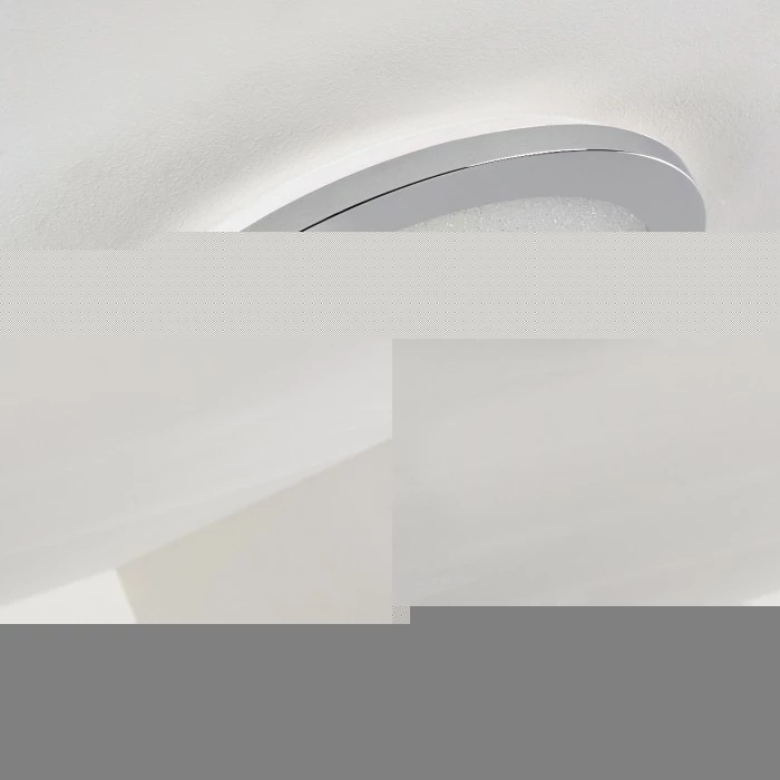 Hofstein Fasola Deckenleuchte LED Nickel glänzend, 1-flammig – Bild 13