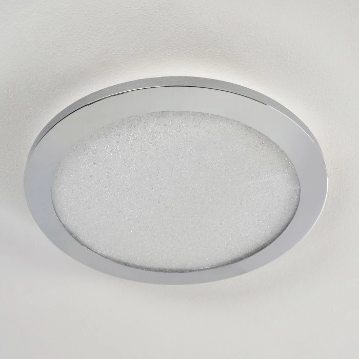 Hofstein Fasola Deckenleuchte LED Nickel glänzend, 1-flammig – Bild 18