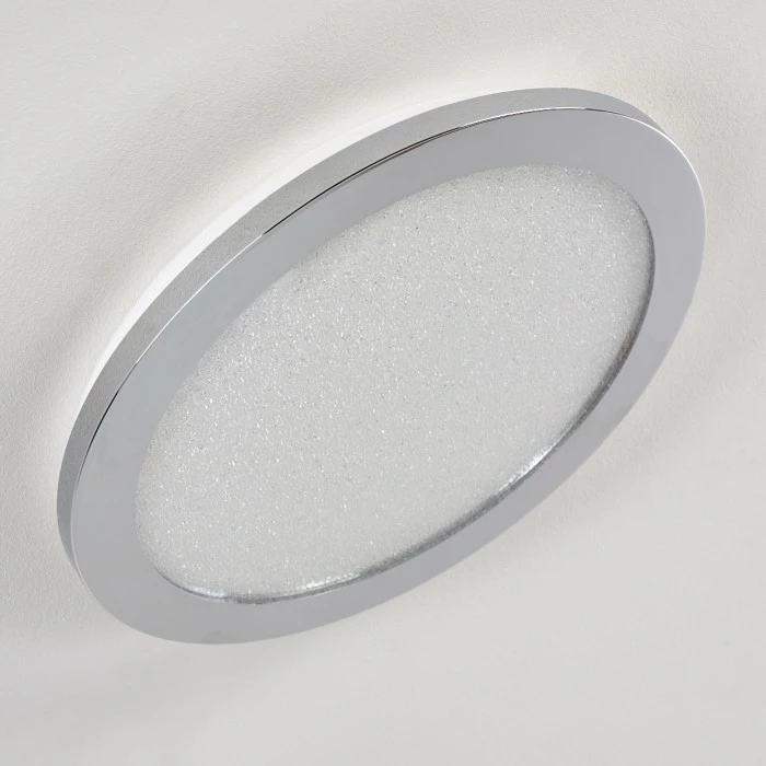 Hofstein Fasola Deckenleuchte LED Nickel glänzend, 1-flammig – Bild 7