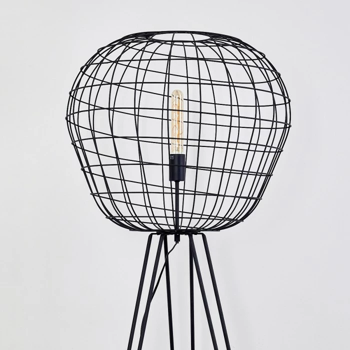 Hofstein Flambeau Stehleuchte Schwarz, 1-flammig – Bild 15