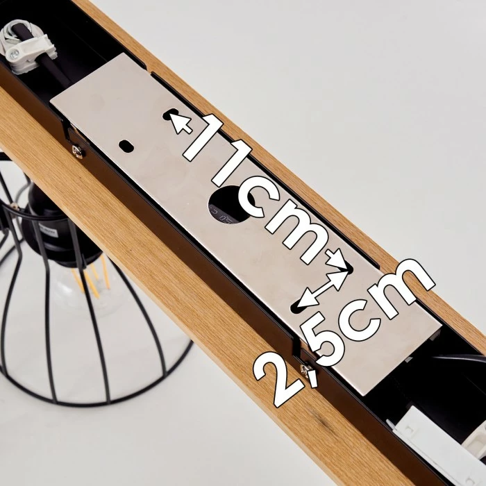 Hofstein Forshaga Deckenleuchte Holz hell, 2-flammig – Bild 20