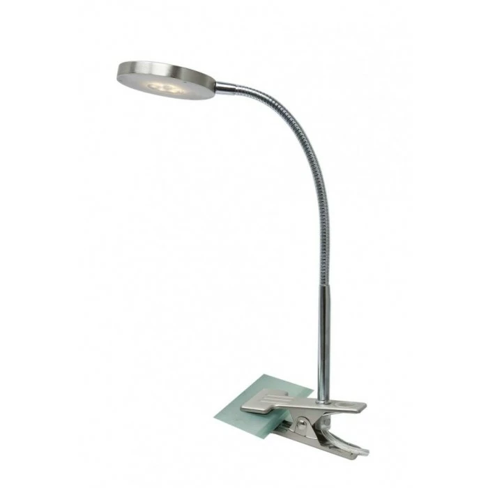 GLOBO DENIZ Klemmleuchte LED Nickel-Matt, Chrom, 1-flammig