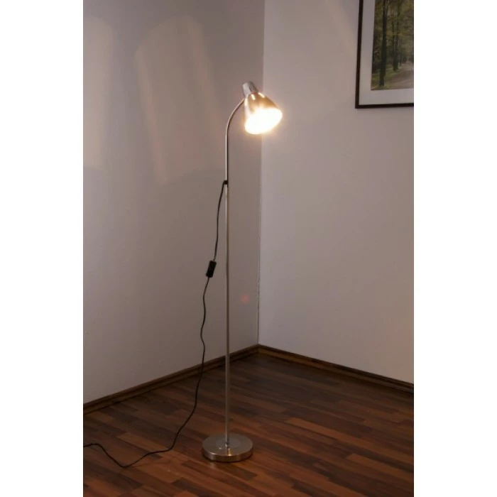 Globo Ego Stehleuchte Nickel-Matt, Chrom, 1-flammig – Bild 4