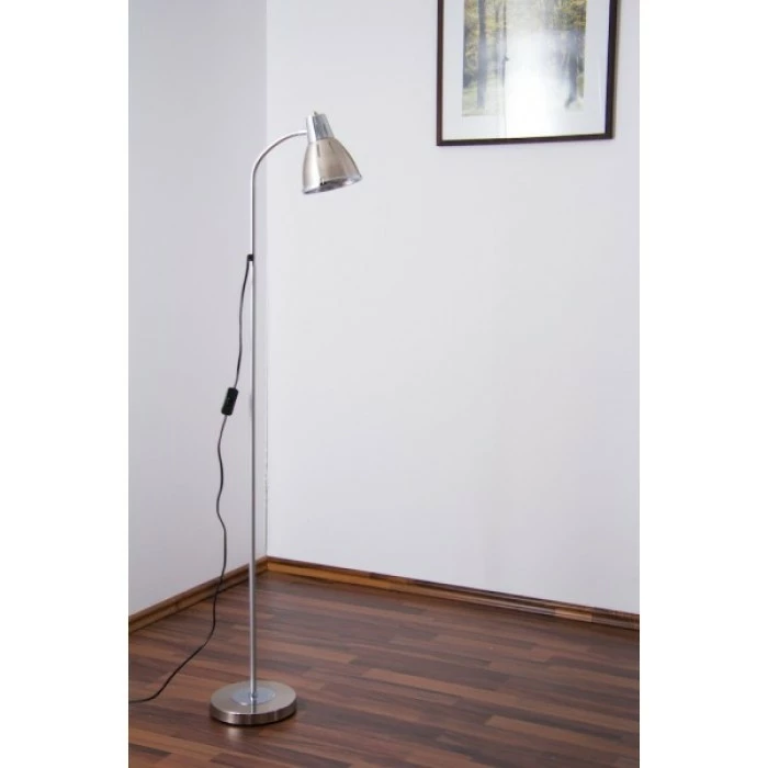 Globo Ego Stehleuchte Nickel-Matt, Chrom, 1-flammig – Bild 8