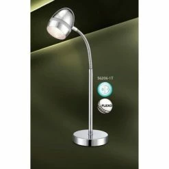 Globo MANJOLA Tischleuchte Chrom, 1-flammig