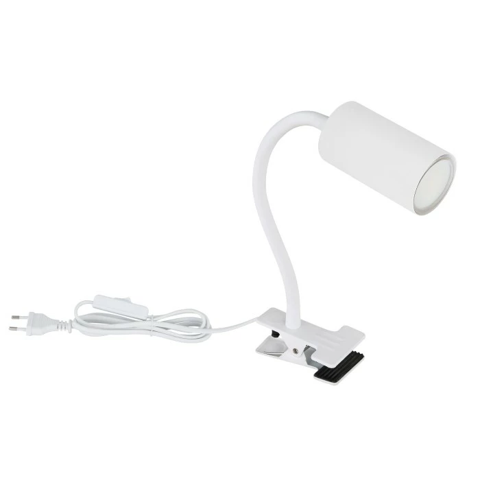 Globo ROBBY Klemmleuchte Weiß, 1-flammig – Bild 2