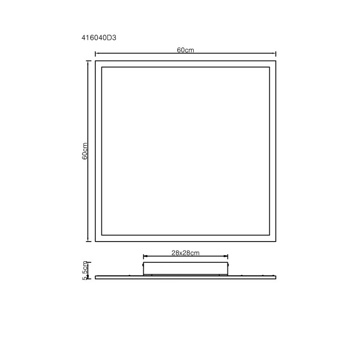 Globo SUZAKU LED Panel Schwarz, 1-flammig – Bild 6