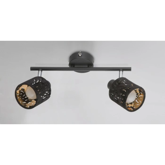 GLOBO TROY Strahler Schwarz, 2-flammig – Bild 6