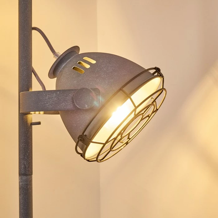 Hofstein Glostrup Stehleuchte Grau, 2-flammig – Bild 18