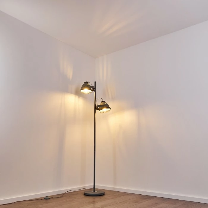 Hofstein Glostrup Stehleuchte Grau, 2-flammig – Bild 20