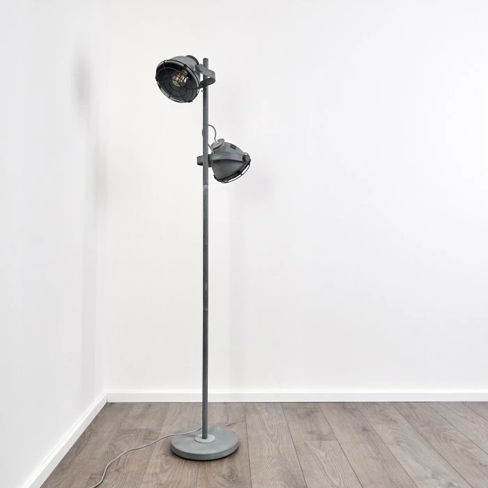 Hofstein Glostrup Stehleuchte Grau, 2-flammig – Bild 22