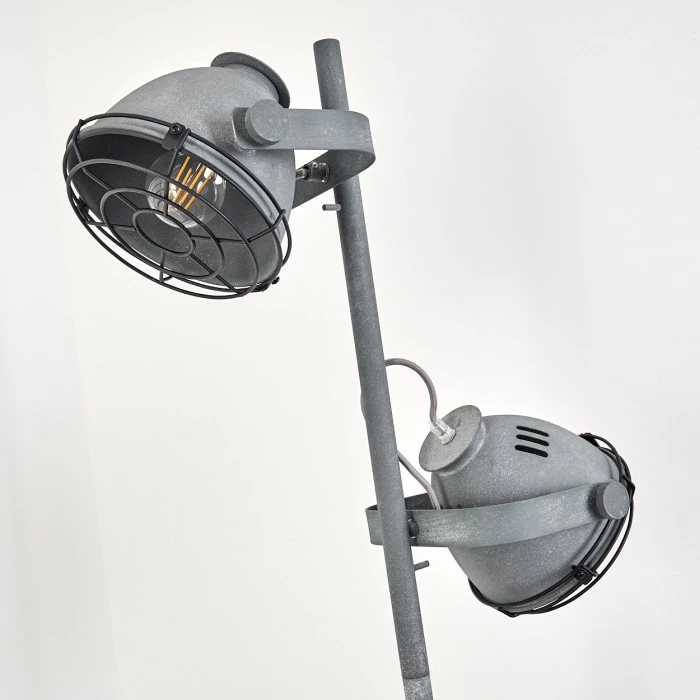 Hofstein Glostrup Stehleuchte Grau, 2-flammig – Bild 4