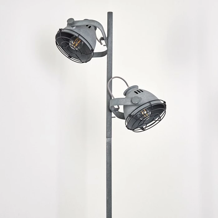 Hofstein Glostrup Stehleuchte Grau, 2-flammig – Bild 7