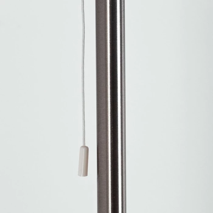 Hofstein Gunstock Stehleuchte Nickel glänzend, 2-flammig – Bild 5