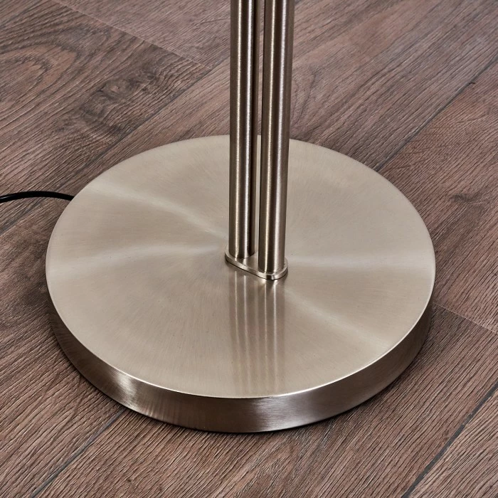 Hofstein Gunstock Stehleuchte Nickel glänzend, 2-flammig – Bild 16