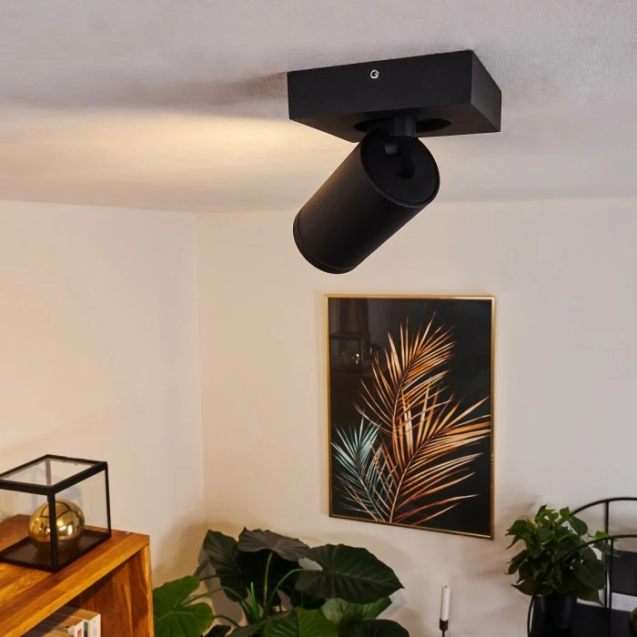 Hofstein Hakamken Deckenleuchte Schwarz, 1-flammig – Bild 9