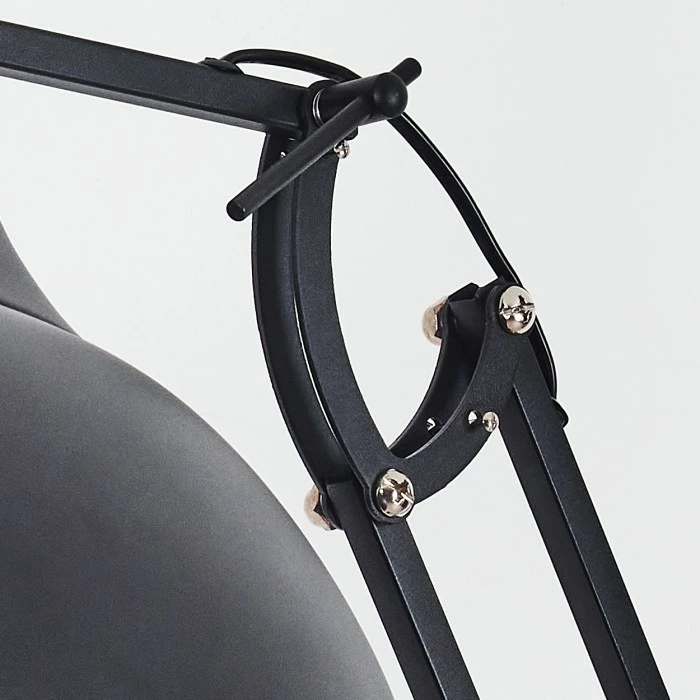 Hofstein Hallsta Stehleuchte Chrom, Schwarz, 1-flammig – Bild 5