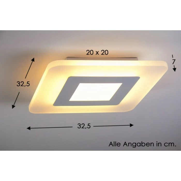 Helestra Deckenleuchte LED Aluminium, Weiß, 1-flammig – Bild 2