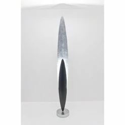 Holländer LINGUA Bodenleuchte Silber, 1-flammig