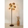 Holländer NUVOLA Stehleuchte Schwarz, Braun, Gold, 6-flammig