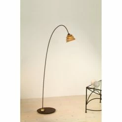 Holländer SNAIL ONE Bogenlampe Braun, Gold, 1-flammig