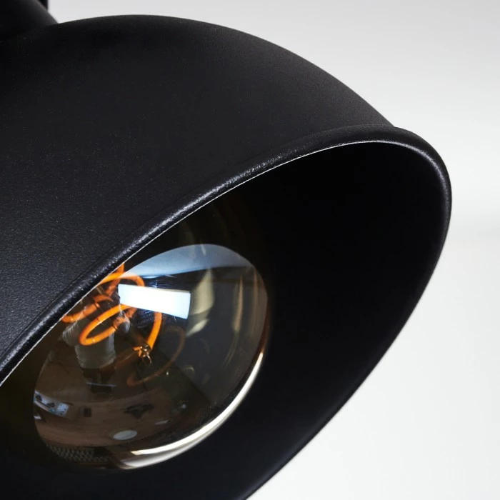 Hofstein Hora Deckenleuchte Schwarz, 3-flammig – Bild 3