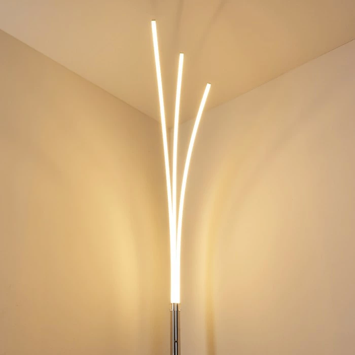 Hofstein Horpmaal Bogenleuchte LED Chrom, 3-flammig – Bild 15