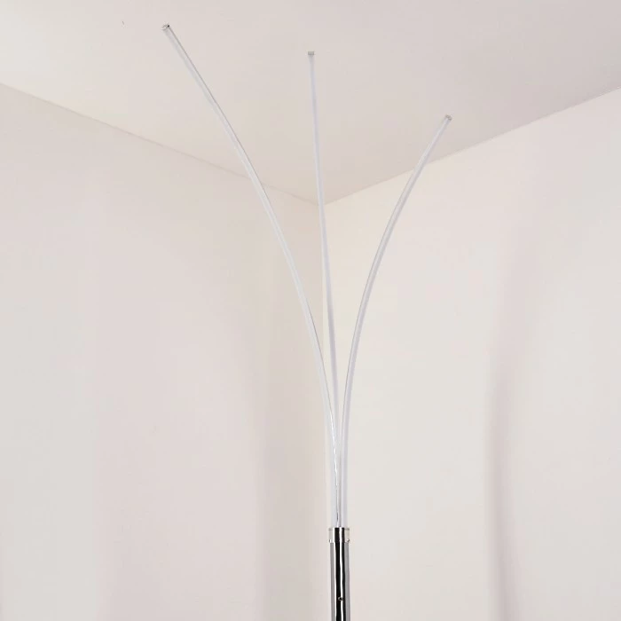 Hofstein Horpmaal Bogenleuchte LED Chrom, 3-flammig – Bild 5