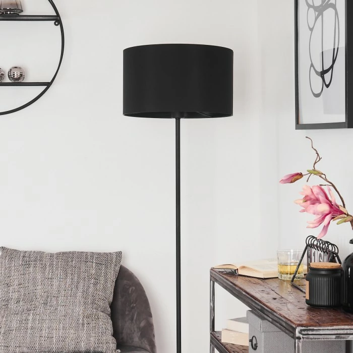 Hofstein Huarate Stehleuchte Schwarz, 1-flammig – Bild 2