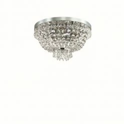Ideallux Ideal Lux CAESAR Deckenleuchte Chrom, 5-flammig