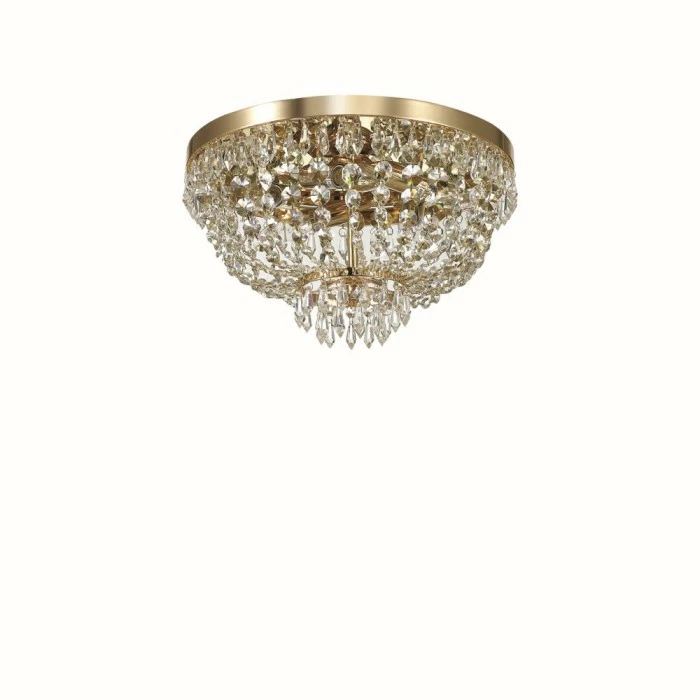 Ideallux Ideal Lux CAESAR Deckenleuchte Chrom, 5-flammig