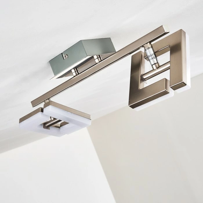 Hofstein Lago Deckenspot LED Nickel-Matt, 2-flammig – Bild 11