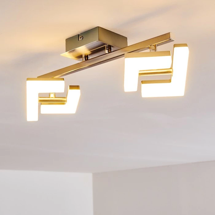 Hofstein Lago Deckenspot LED Nickel-Matt, 2-flammig – Bild 12