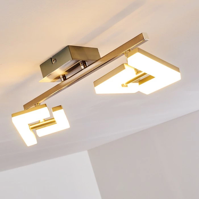 Hofstein Lago Deckenspot LED Nickel-Matt, 2-flammig – Bild 8