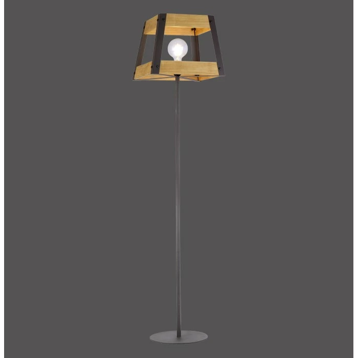 Leuchten Direkt CRATE Stehleuchte Holz hell, 1-flammig – Bild 2