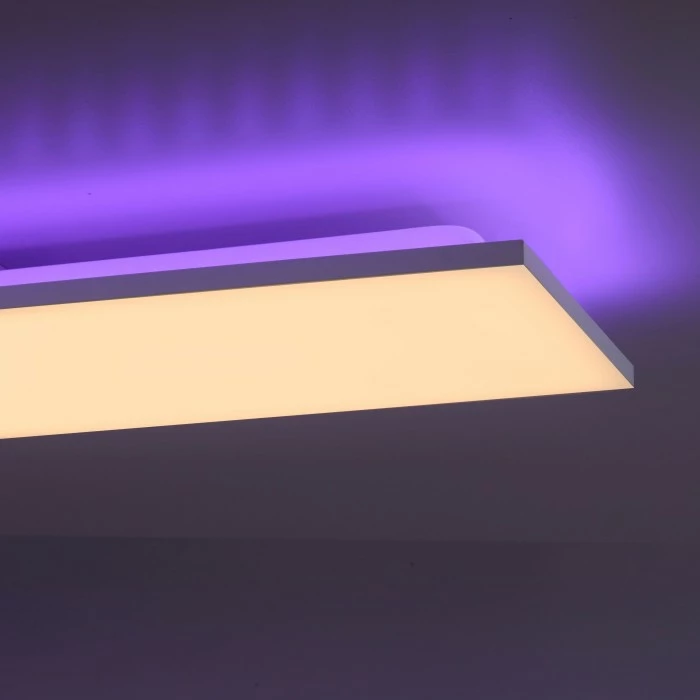 Leuchten Direkt GUSTAV Deckenleuchte LED Weiß, 1-flammig, Fernbedienung, Farbwechsler – Bild 7