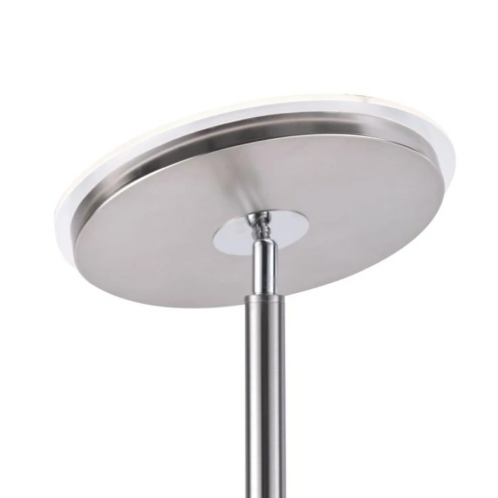 Leuchten Direkt HANS Stehleuchte LED Edelstahl, 2-flammig – Bild 2