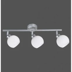 Leuchten Direkt LOTTA Deckenleuchte Silber, 3-flammig