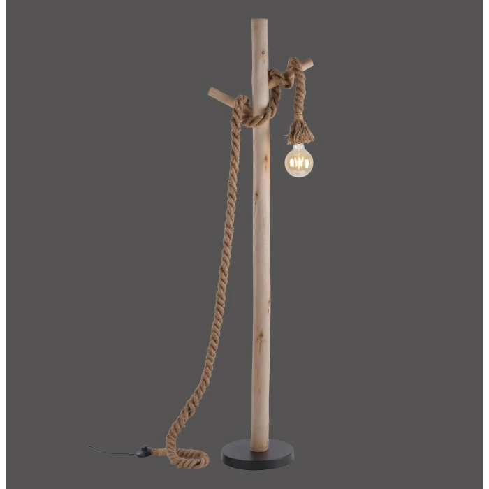 Leuchten Direkt Leuchten-Direkt ROPE Stehleuchte Schwarz, 1-flammig – Bild 3