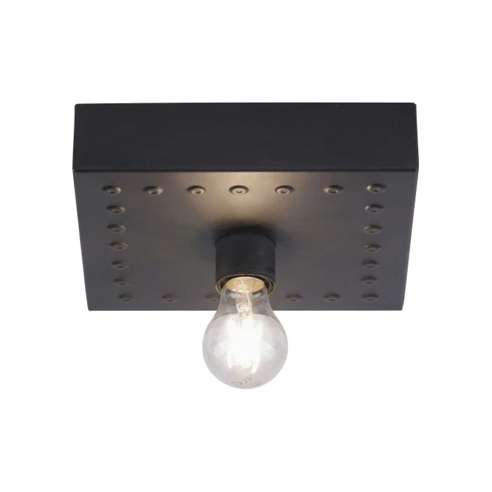 Hofstein Leuchten Direkt SAMIA Deckenleuchte Schwarz, 1-flammig