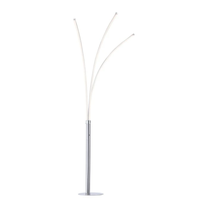 Leuchten Direkt Stehleuchte MAJA LED Chrom, 3-flammig – Bild 3