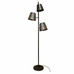 Luce Design COLT Stehleuchte Altsilber, 3-flammig