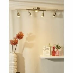 Lucide BINGO-LED Deckenstrahler Chrom, 5-flammig